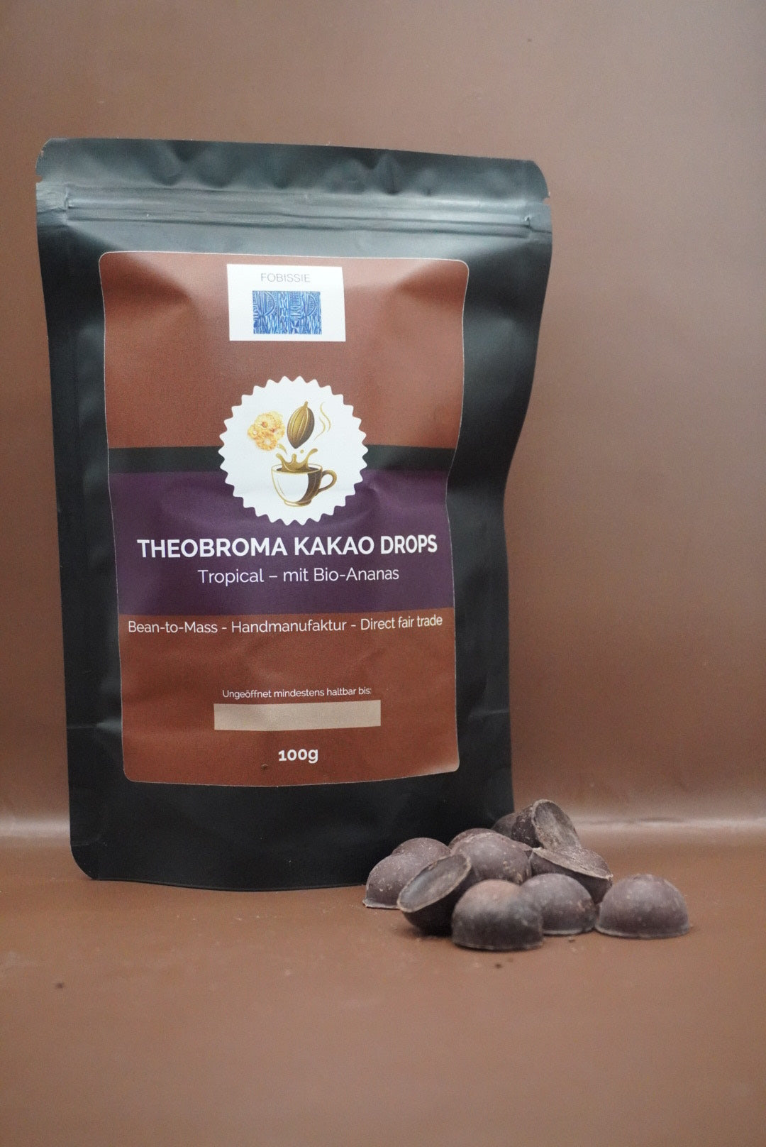 Fobissie Balanced – Kakaodrops mit Bio-Ananas (100 g)