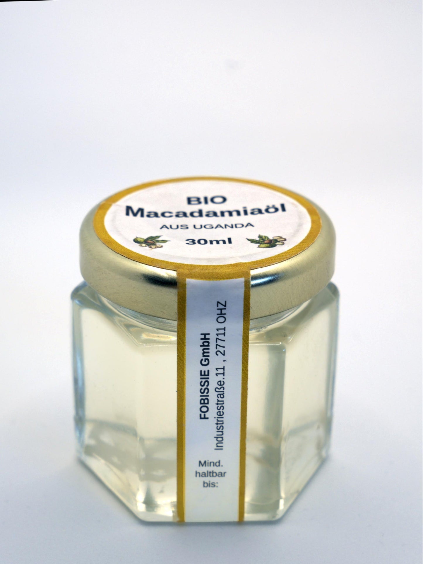 Bio Macadamia Oil (échantillon de 30 ml)