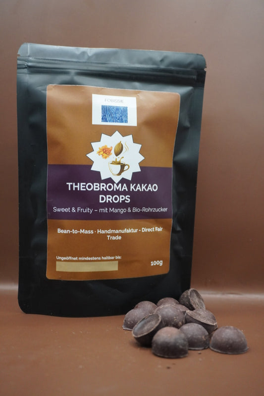 Fobissie Sweet & Fruity – Kakaodrops mit Mango & Bio-Rohrzucker (100 g)