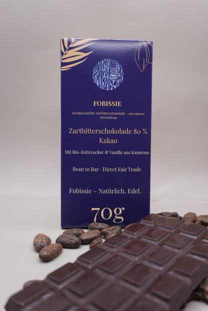Fobissie Zartbitterschokolade 80% Kakao
