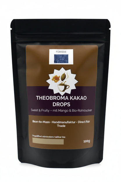 Fobissie Sweet & Fruity – Kakaodrops mit Mango & Bio-Rohrzucker (100 g)