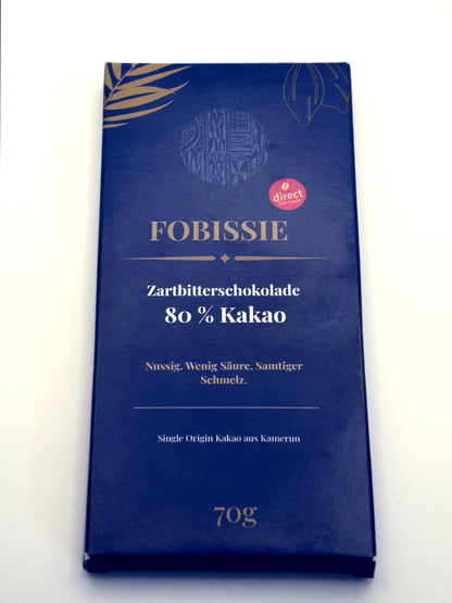 Fobissie Zartbitterschokolade 80% Kakao